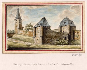 Série skic, pohledy ve Velké Británii, kontinentu a Americe 1772-1778 (akvarel) od British School