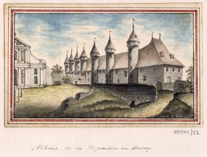 Série skic, pohledy ve Velké Británii, kontinentu a Americe 1772-1778 (akvarel) od British School