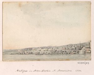 Série skic, pohledy ve Velké Británii, kontinentu a Americe 1772-1778 (akvarel) od British School