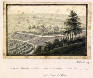 Série skic, pohledy ve Velké Británii, kontinentu a Americe 1772-1778 (akvarel) od British School