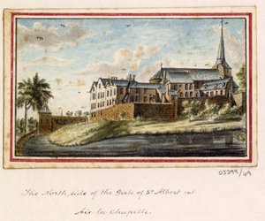 Série skic, pohledy ve Velké Británii, kontinentu a Americe 1772-1778 (akvarel) od British School
