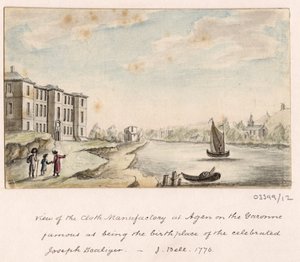Série skic, pohledy ve Velké Británii, kontinentu a Americe 1772-1778 (akvarel) od British School