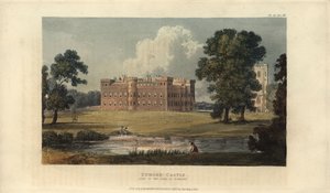 Hrad Enmore, Somerset, sídlo hraběte z Egmontu. od British School