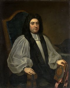 George Smallbridge, 22. biskup z Bristolu, kolem 1715-19 (olej na plátně) od British School