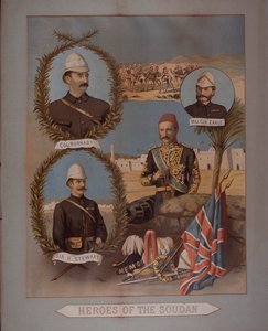 Heroes of the Soudan 1885 (chromolitho) od British School