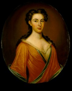 Paní Edmund Nelson (1698-1789), asi 1720 (olej na plátně) od British School