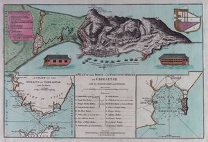 Plán Gibraltaru od British School