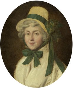 Portrét Hannah More, cca 1800 (olej na kartonu) od British School