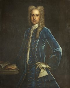 Portrét sira Johna Smytha, 3. baronet, kolem roku 1720 (olej na plátně)