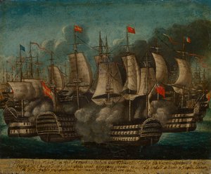 Bitva u Trafalgaru, 21. října 1805", British School od British School