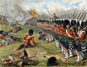 Postup 93. Sutherland Highlanders v bitvě u Almy 1854 - v „Harper