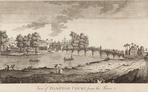 Pohled na Hampton Court od řeky od British School