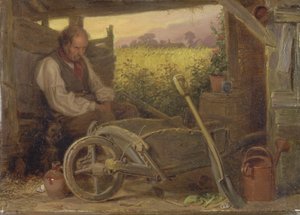 Starý zahradník od Briton Riviere
