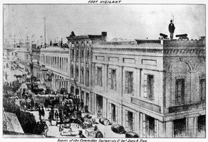 Fort Vigilant, Sacramento, Kalifornie, 1856 1937.