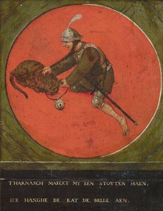 Dej mi brnění a budu dost odvážný, abych zazvonil kočce, 1558. od Bruegel