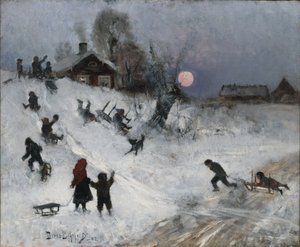Sáňkování, 1882