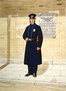 Policejní důstojník v roce 1863