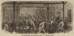 Marseillaise Hall, Belleville, Paříž, na Rocheforts zatčení od Burn Smeeton