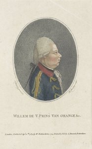 Portrét Williama V., prince z Orange-Nassau od Burnet Reading