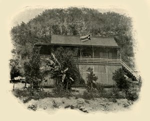 Kubánské velitelství v Daiquiri, španělsko-americká válka, červen 1898, 1899.