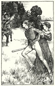 Ilustrace pro The Cloister and The Hearth od Charlese Reade (litho)