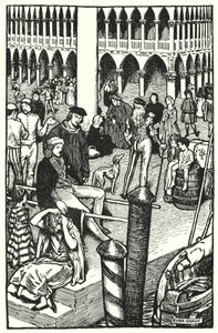 Ilustrace pro The Cloister and The Hearth od Charlese Reade (litho)
