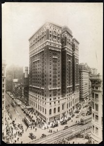 Hotel McAlpin, 34. ulice a Broadway, New York, 1912 od Byron Company