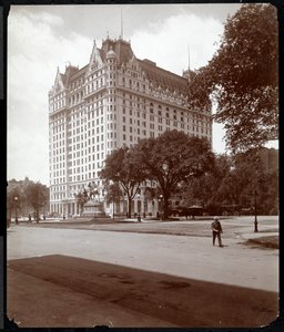 Hotel Plaza, 5th Avenue a 59. ulice, New York, 1907 (stříbrný želatinový tisk) od Byron Company