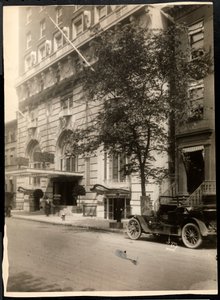 Pohled na hotel Robert Treat, Newark, New Jersey, 1916 (stříbrný želatinový potisk)