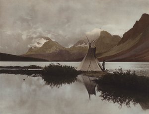 Bow Lake (barevné foto)