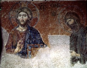 Kristus a svatý Jan Křtitel v Hagia Sophia (mozaika)