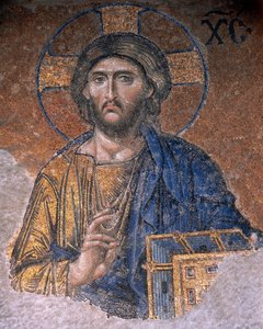 Deesis Christ v Hagia Sophia (mozaika) od Byzantine