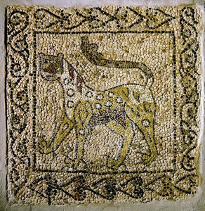 Skvrnitý panter, 1213 (mozaika) od Byzantine