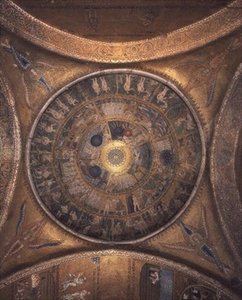 Tvorba na kopuli ve vestibulu (mozaika) od Byzantine Byzantine
