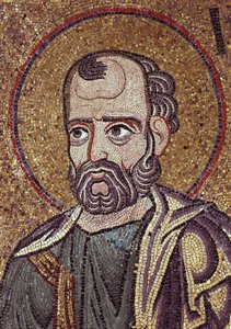 Prorok Jonáš Detail vnitřní mozaiky v bazilice sv. Marka, 12. století od Byzantine Byzantine