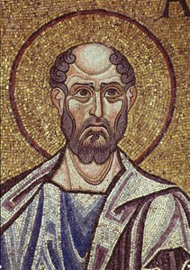 Prorok Obadiah Detail vnitřní mozaiky v bazilice sv. Marka, 12. století od Byzantine Byzantine