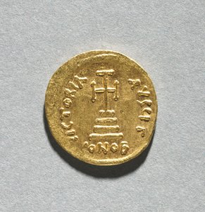 Solidus s Herakleem a jeho synem Herakleem Konstantinem od Byzantine School