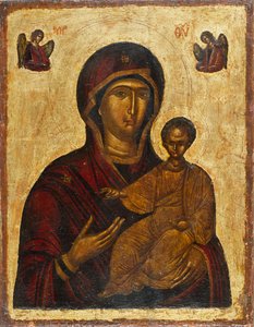 Panna Hodegetria, 1500s. od Byzantine icon.