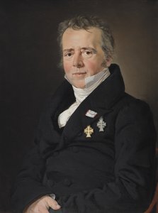Portrét vědce Hanse Christiana Ørsteda