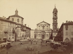 Pohledy na Milán: Piazzo Santo Stefano od C.D. Wagner