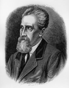 Portrét Giuseppe Sirtori (1813-1874), italský voják, generál, vlastenec a politik, rytina od J.B. and Brown J. Rowbotham