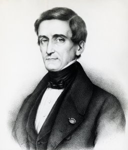 Portrét Pellegrina Rossiho (1787-1848), italského právníka, litografie od J.B. and Brown J. Rowbotham