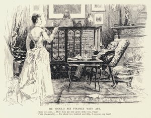 Smíchal by finance s uměním (litho) od C.J. Taylor
