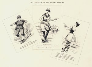 Vývoj koupacího kostýmu (litho) od C.J. Taylor