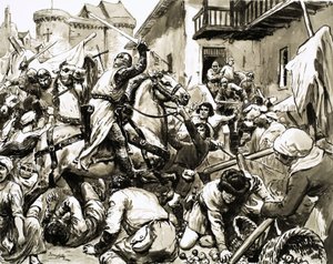 Hans Bohm je násilím převezen na hrad Wurzburg od C.L. Doughty