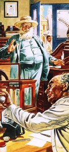 Jacobus Jonker prodává diamant "Jonker" obchodníkovi v roce 1934 od C.L. Doughty