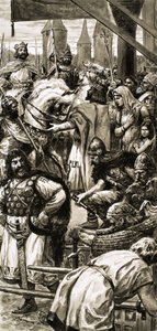 Český král Václav uzavřel mír s Němci pod vládou Jindřicha I. od C.L. Doughty