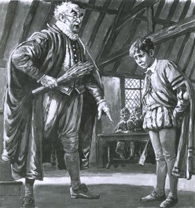 Shakespeare byl jako chlapec vychováván kázní od C.L. Doughty