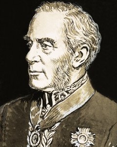 Sir Richard Mayne, ilustrace z knihy "Velcí detektivové od C.L. Doughty
