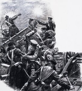 Bitva u Inkermannu, Přepadení gardy od C.L. Doughty